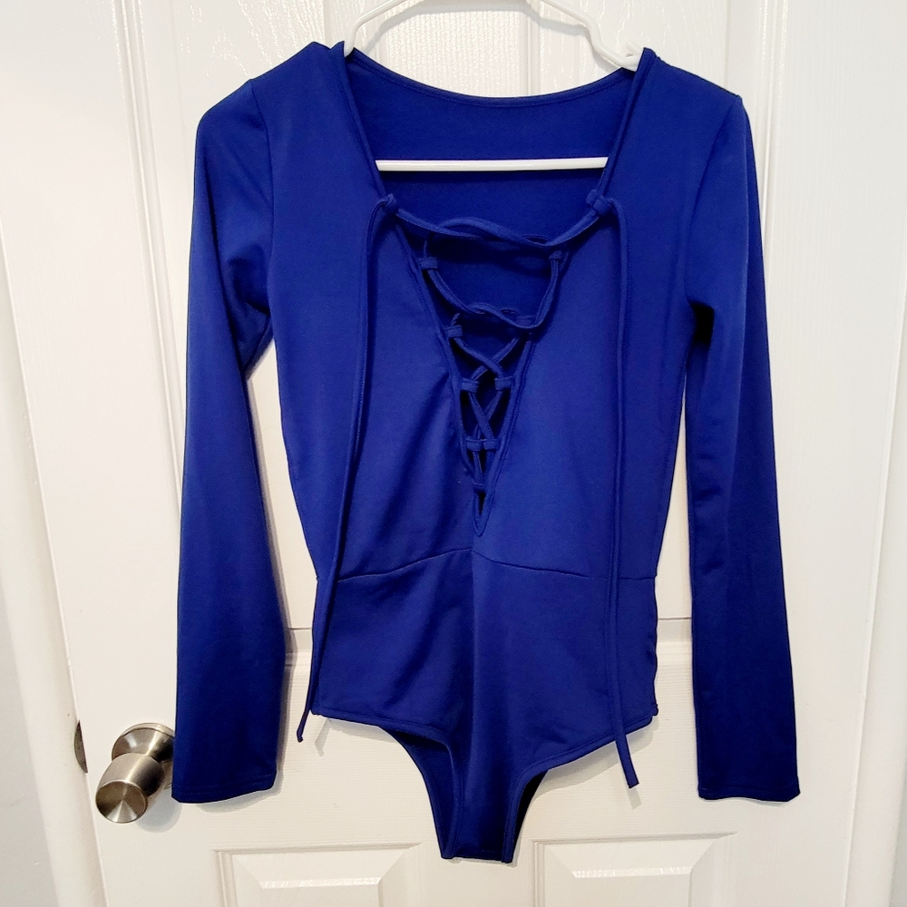 Royal blue bodysuit